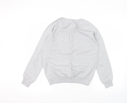 Back view of Gets women’s grey jumper, size M