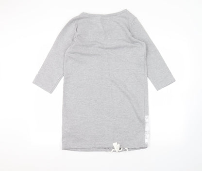 YFL Womens Grey   Jumper Dress  Size S