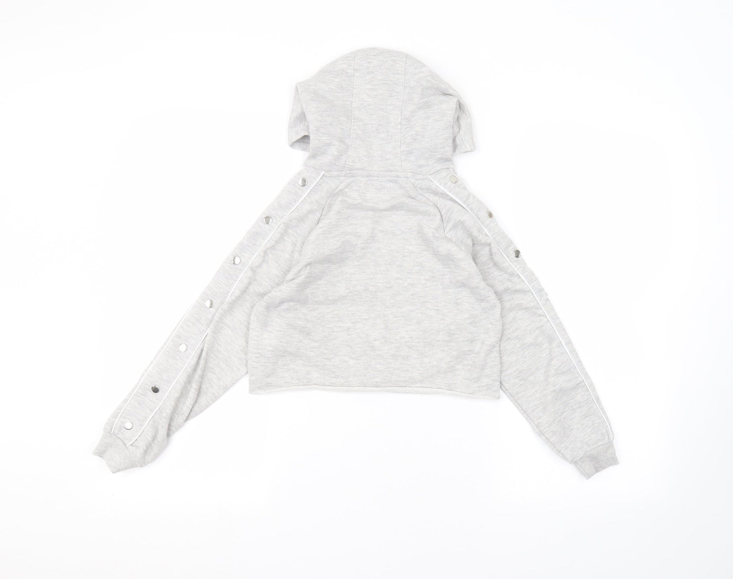 Active Girls Grey   Pullover Hoodie Size 10-11 Years