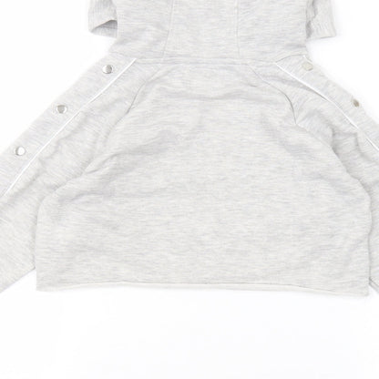 Active Girls Grey   Pullover Hoodie Size 10-11 Years
