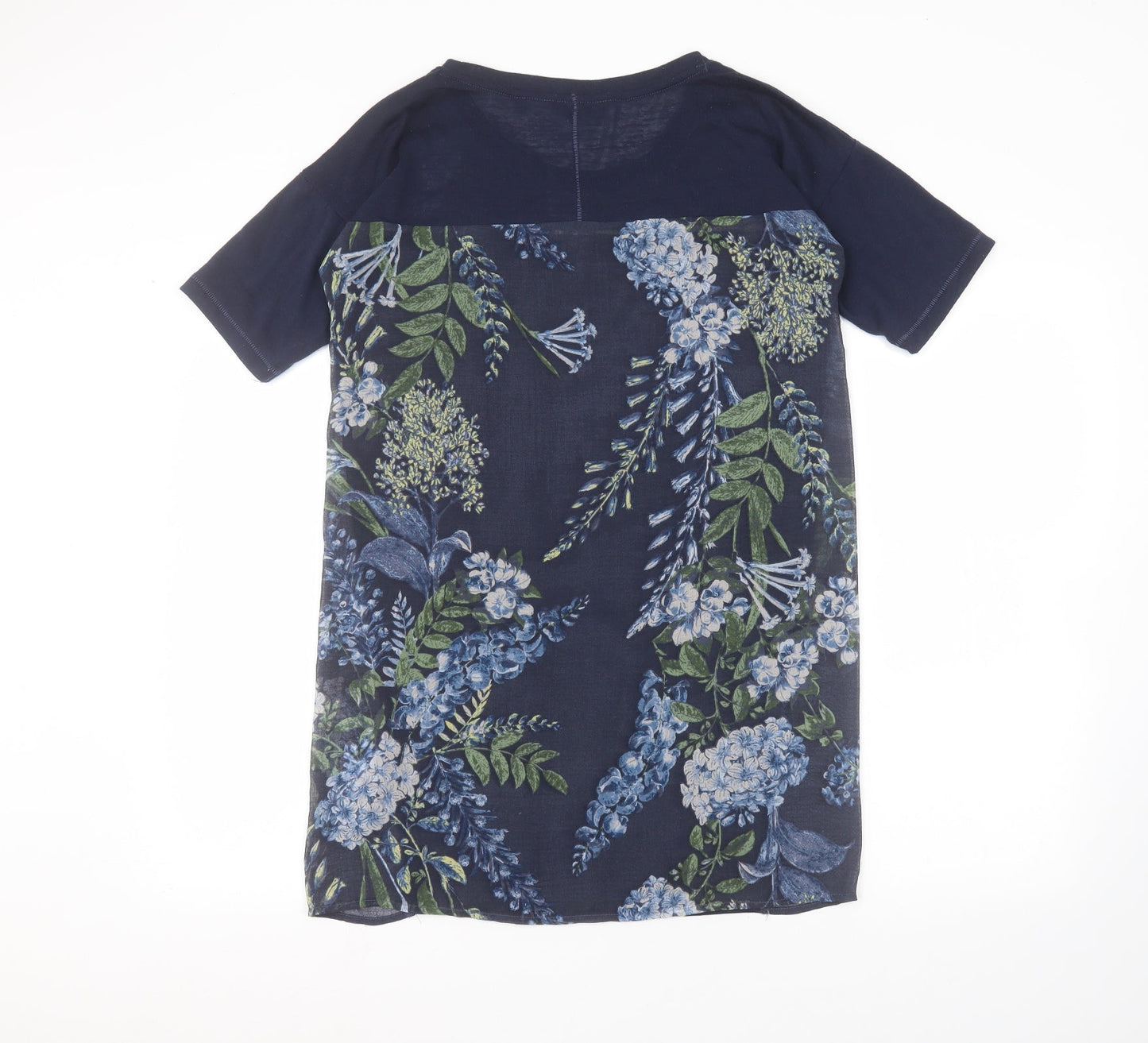 Womens UK Size 10 NEXT Blue Basic T-Shirt
