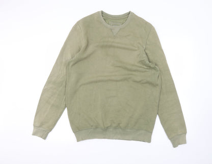Pull&Bear Mens Green   Pullover Jumper Size M