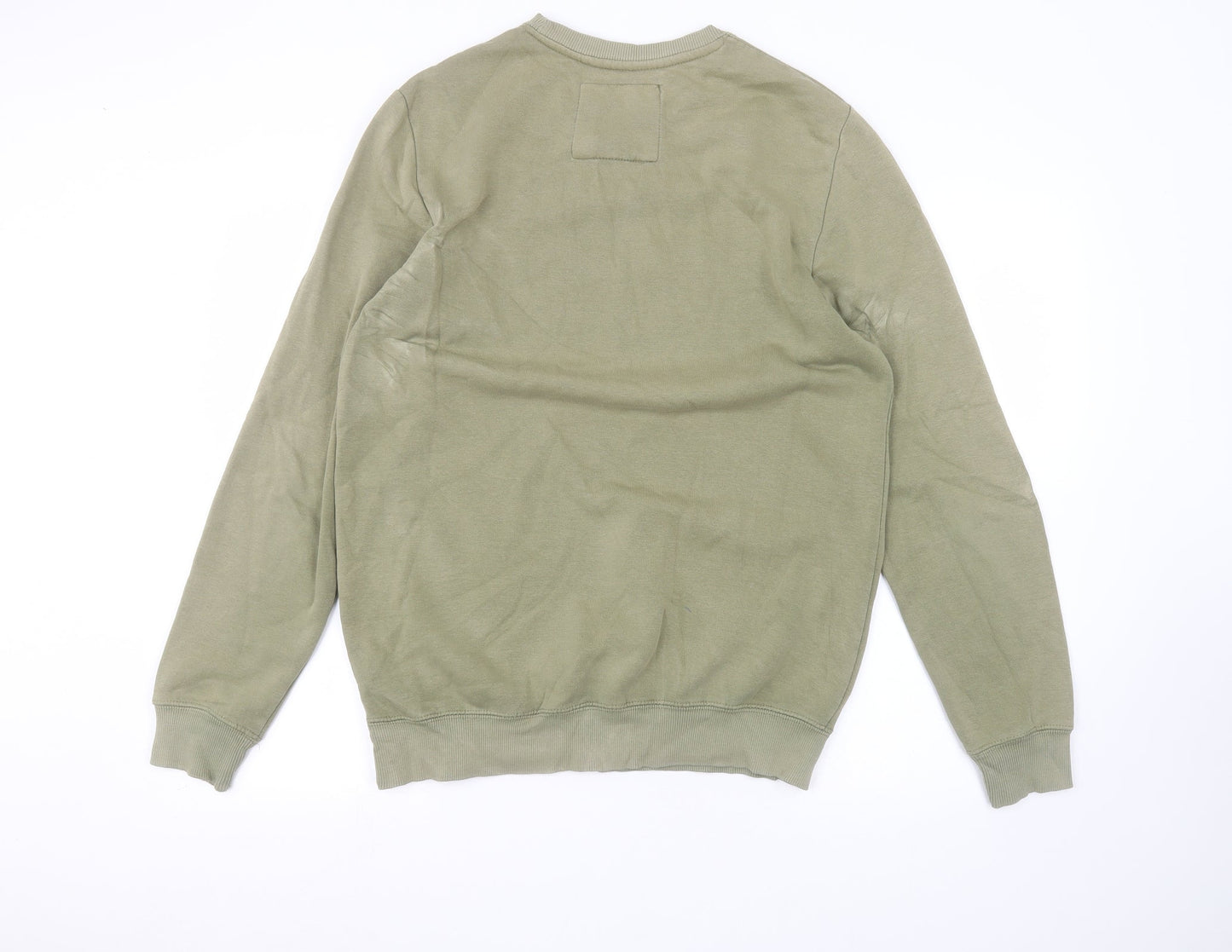 Pull&Bear Mens Green   Pullover Jumper Size M