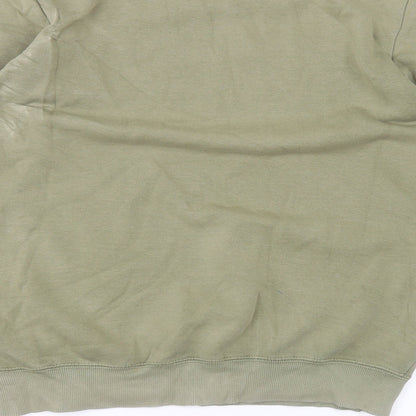 Pull&Bear Mens Green   Pullover Jumper Size M