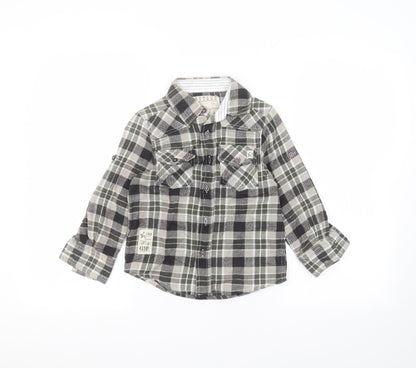 TU Boys Green   Basic Button-Up Size 5 Years