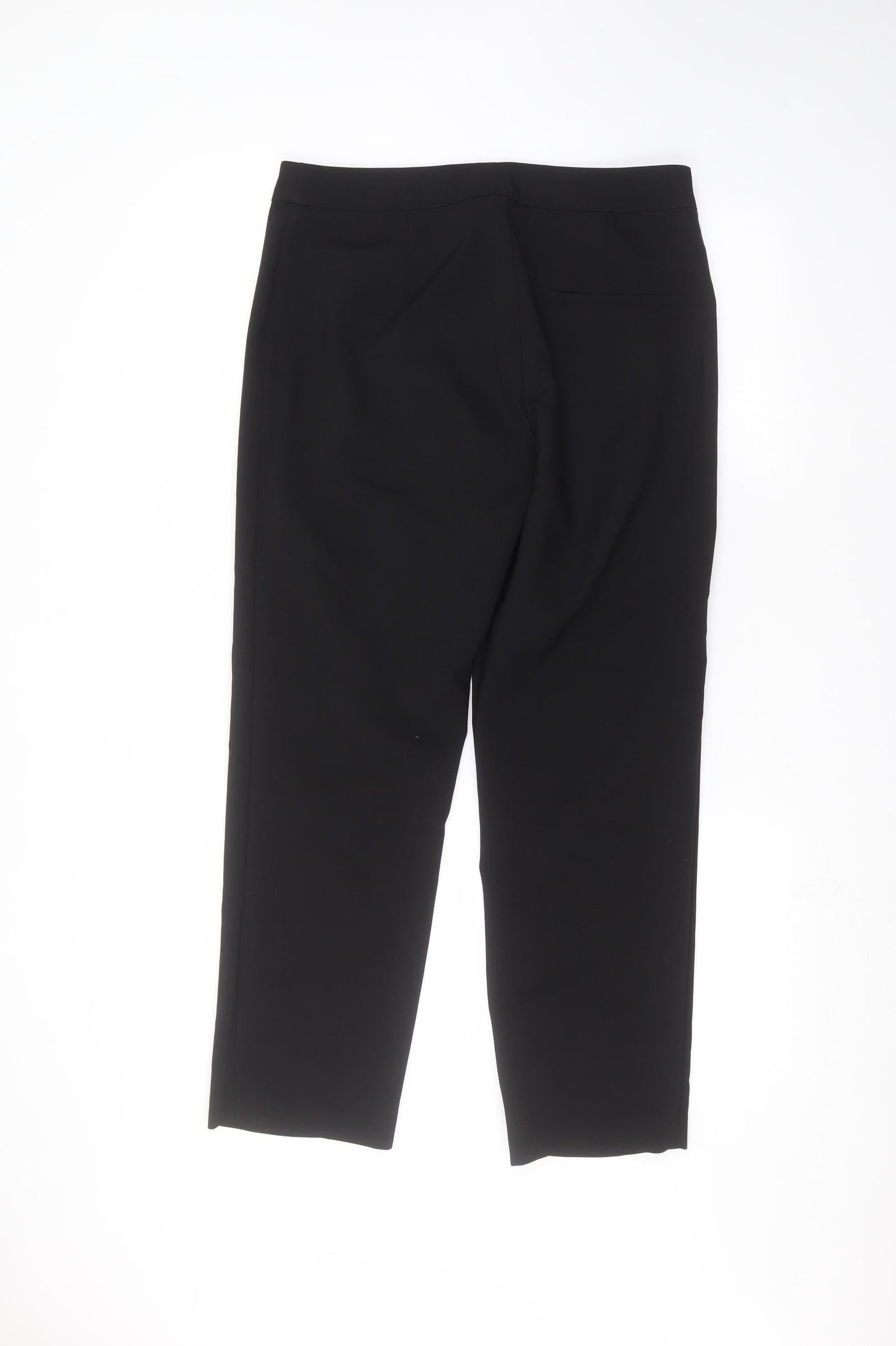 Womens UK Size 10 Papaya Regular Fit  Black Trousers