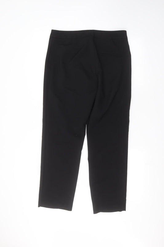 Womens UK Size 10 Papaya Regular Fit  Black Trousers