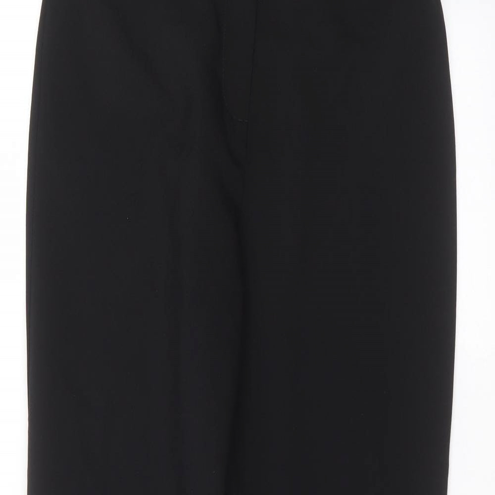 Womens UK Size 10 Papaya Regular Fit  Black Trousers