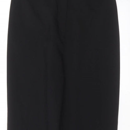 Womens UK Size 10 Papaya Regular Fit  Black Trousers