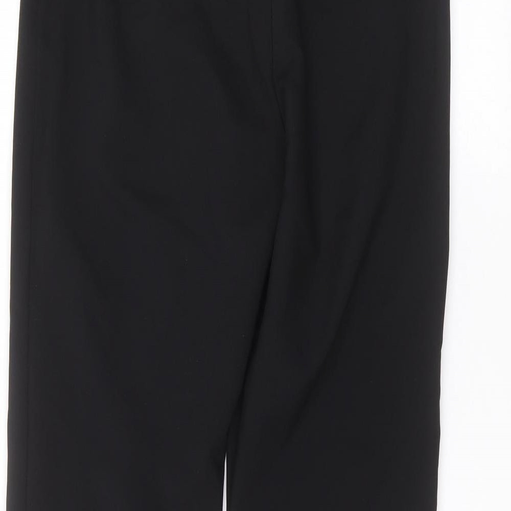 Womens UK Size 10 Papaya Regular Fit  Black Trousers