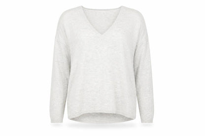 Womens UK Size XS H&M White Pullover Jumper