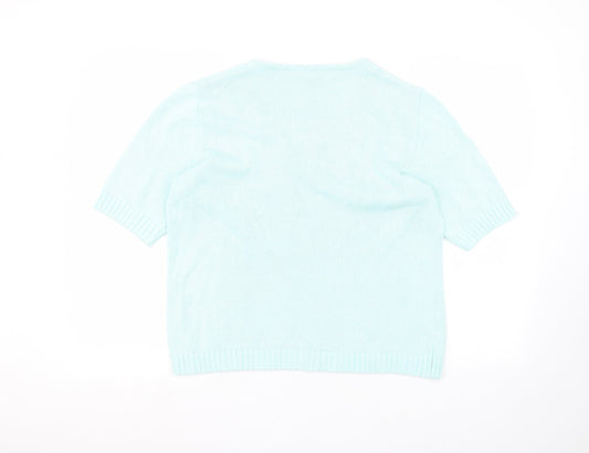 Faber Womens Blue   Pullover Jumper Size 14