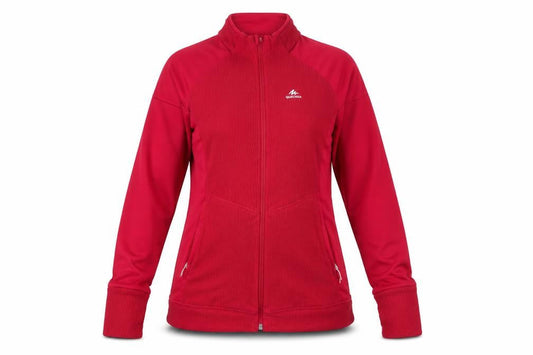 Womens UK Size L DECATHLON Pink Full Zip Jumper