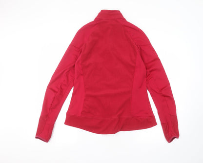 Womens UK Size L DECATHLON Pink Full Zip Jumper