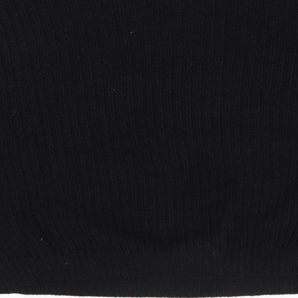 Womens UK Size 6 Missguided Black Pullover Jumper