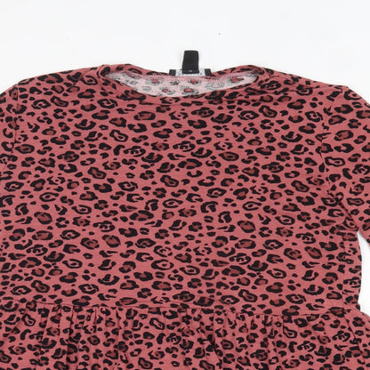 Womens UK Size 8 New Look Pink Basic Blouse
