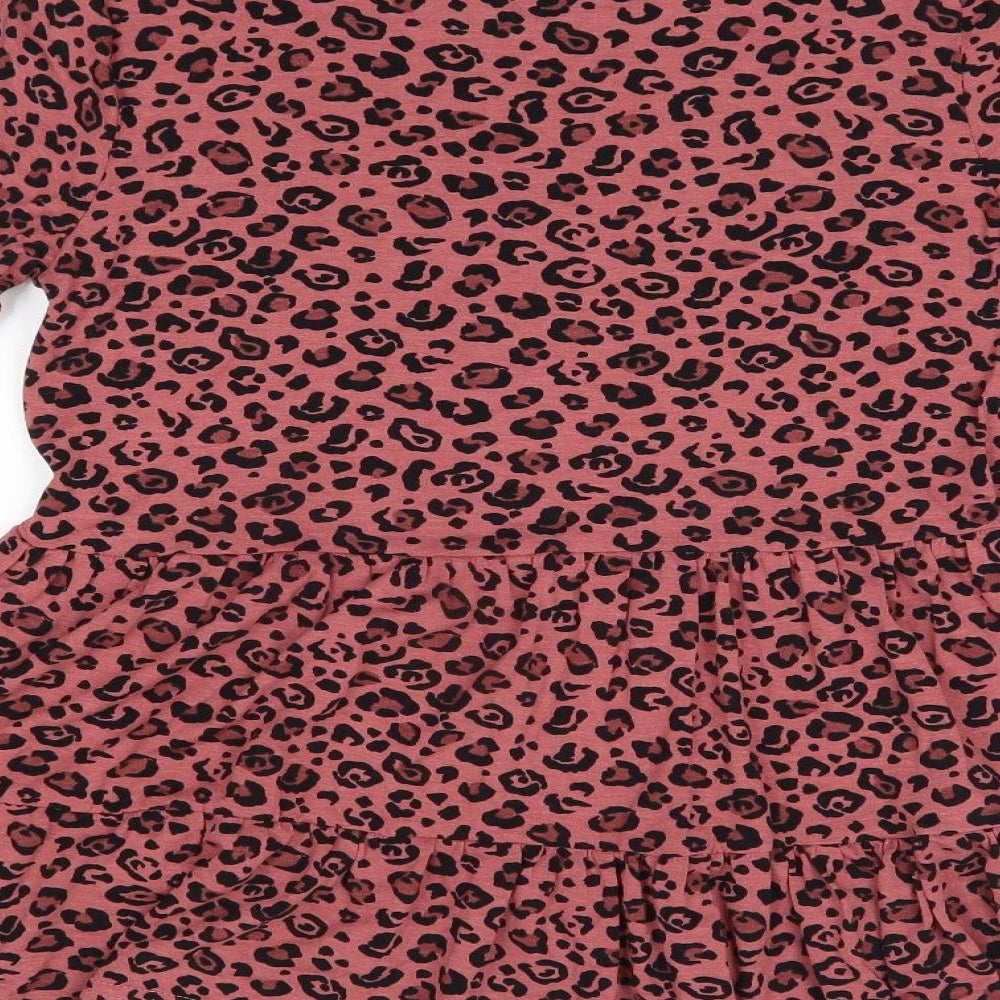 Womens UK Size 8 New Look Pink Basic Blouse