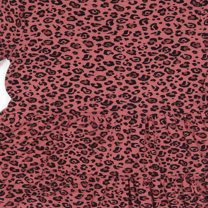 Womens UK Size 8 New Look Pink Basic Blouse