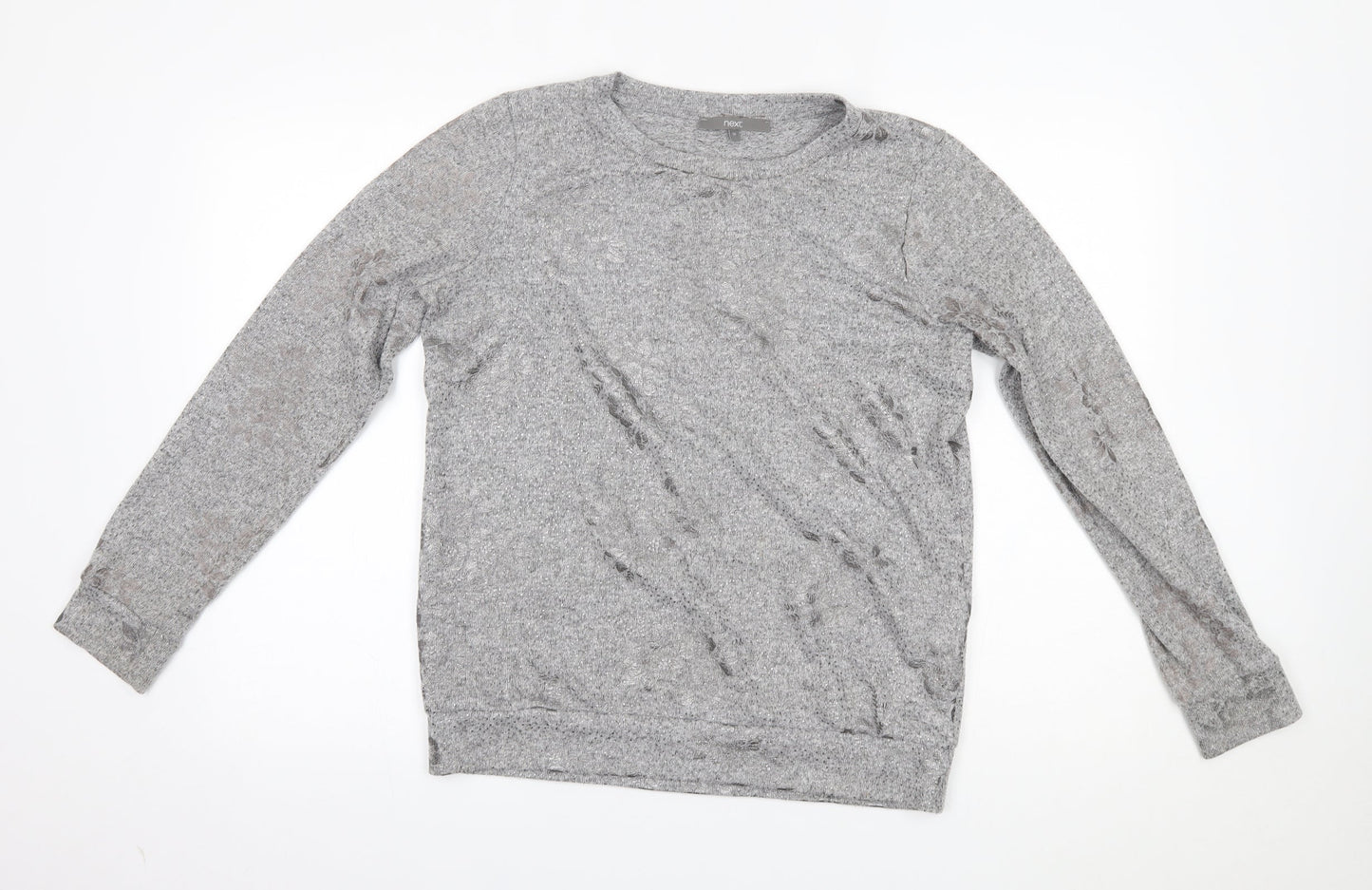 Womens UK Size 10 NEXT Grey Pullover Jumper