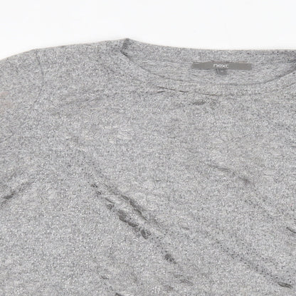 Womens UK Size 10 NEXT Grey Pullover Jumper