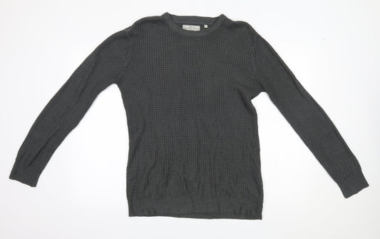Brave Soul Mens Grey   Pullover Jumper Size S