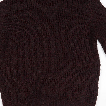 Mens UK Size M ASOS Red Full Zip Sweatshirt