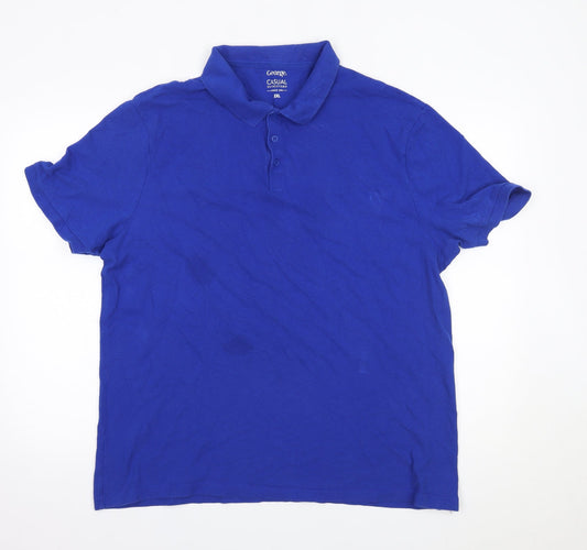 George Mens Blue    Polo Size 2XL
