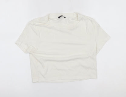 SheIn Womens White   Basic T-Shirt Size M