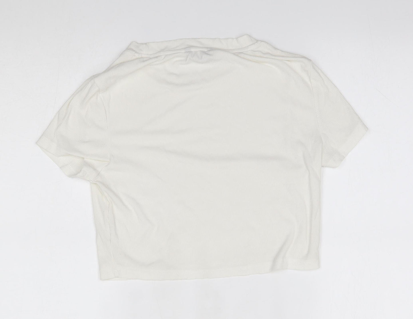 SheIn Womens White   Basic T-Shirt Size M