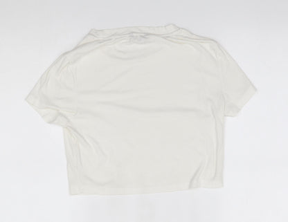 SheIn Womens White   Basic T-Shirt Size M