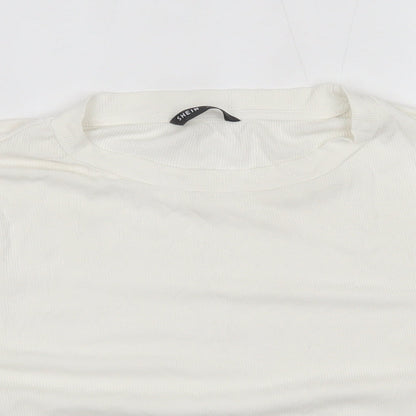 SheIn Womens White   Basic T-Shirt Size M