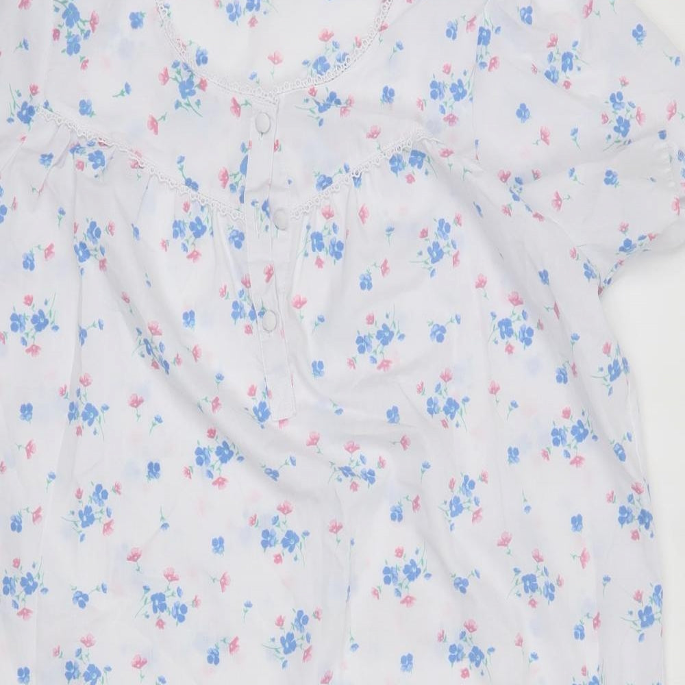 vidavi Womens White Floral  A-Line  Size 16