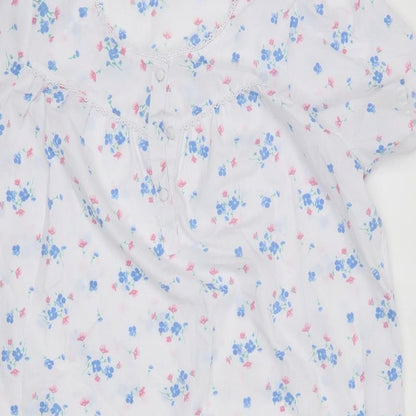 vidavi Womens White Floral  A-Line  Size 16