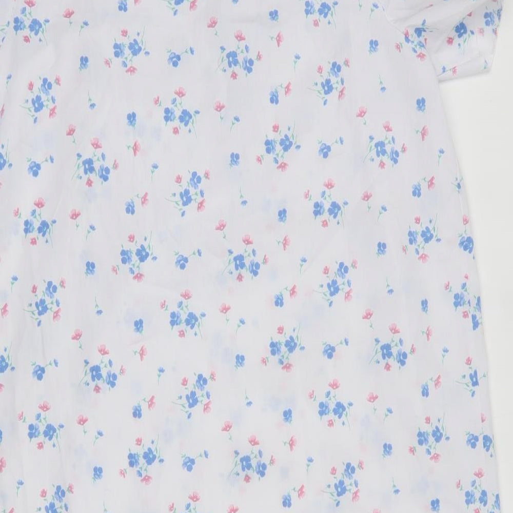 vidavi Womens White Floral  A-Line  Size 16