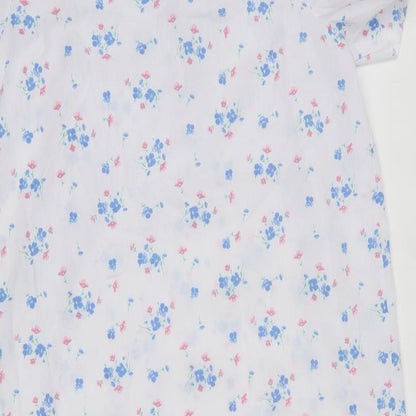 vidavi Womens White Floral  A-Line  Size 16
