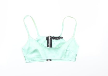 PRETTYLITTLETHING Womens Green   Basic T-Shirt Size 6