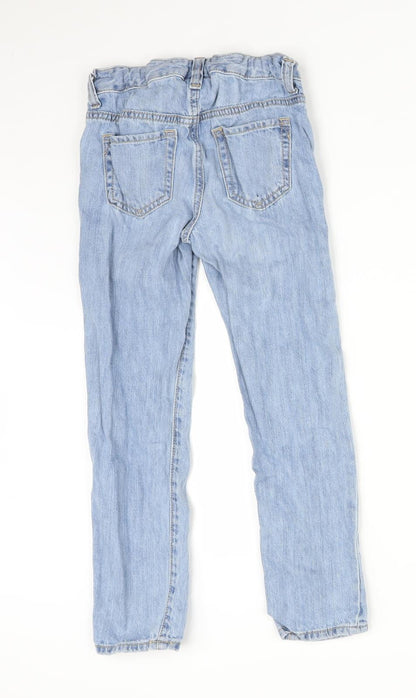 Gap Girls Blue  Denim Straight Jeans Size 7 Years