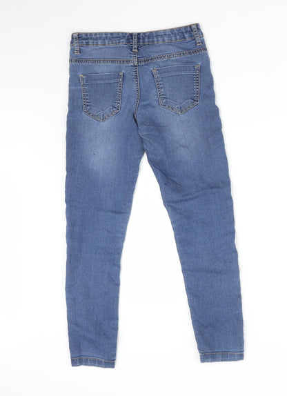 MISS EVIE Girls Blue   Skinny Jeans Size 9 Years