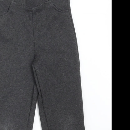 TU Girls Grey   Jegging Trousers Size 4 Years