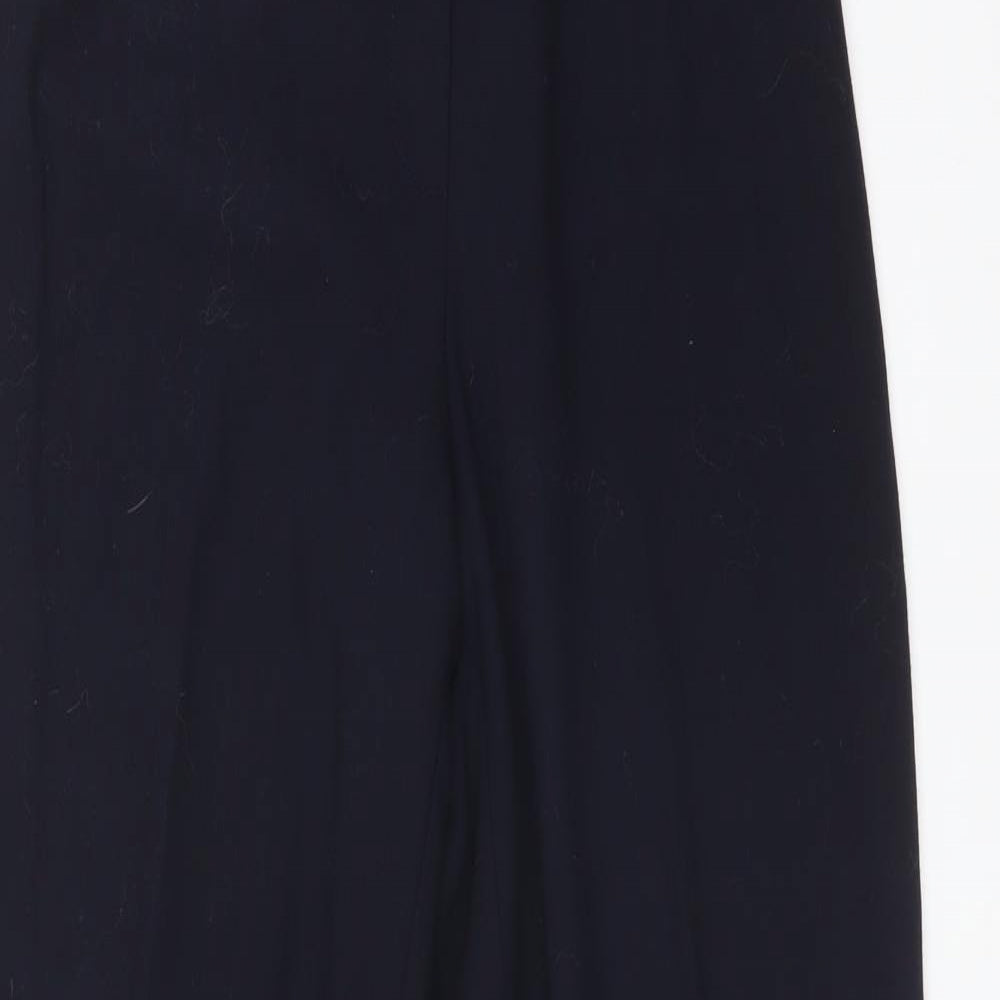 Womens UK Size 8 M&S Regular Fit  Blue Trousers