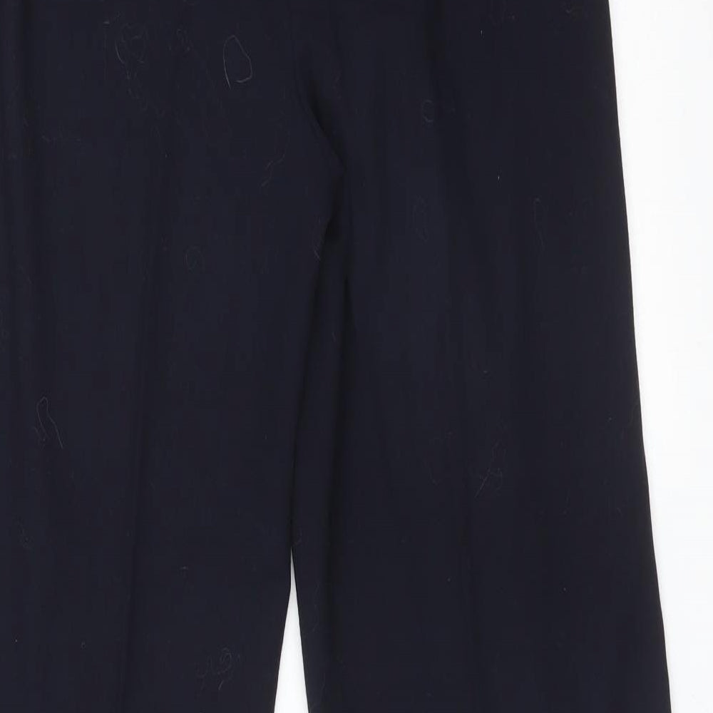 Womens UK Size 8 M&S Regular Fit  Blue Trousers