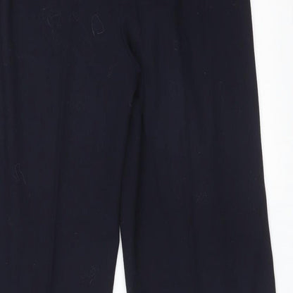 Womens UK Size 8 M&S Regular Fit  Blue Trousers