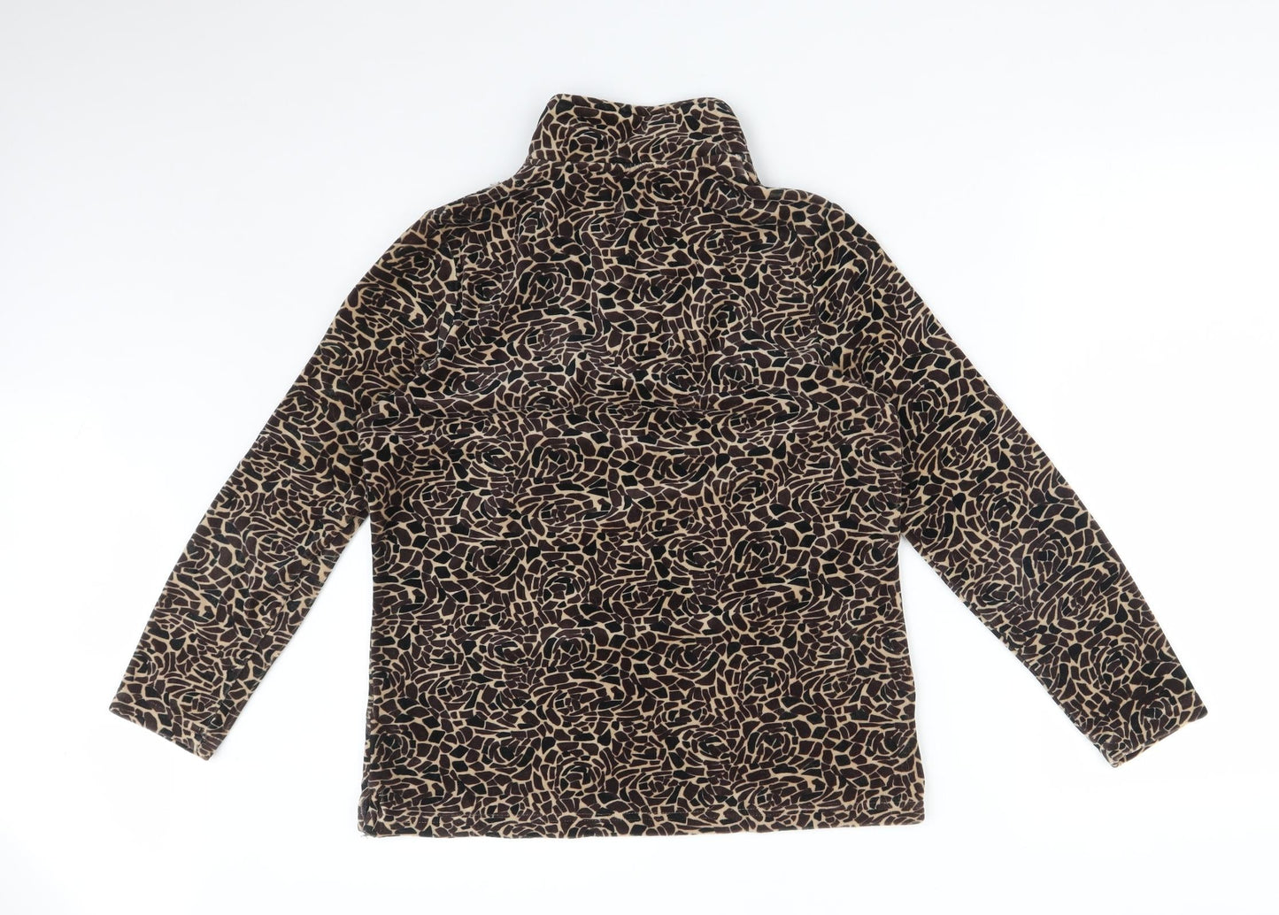 DASH Womens Multicoloured Animal Print  Pullover Jumper Size 10