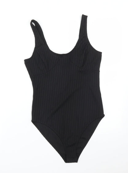 Primark Womens Black   Bodysuit One-Piece Size S