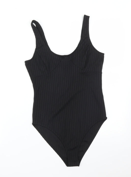 Primark Womens Black   Bodysuit One-Piece Size S
