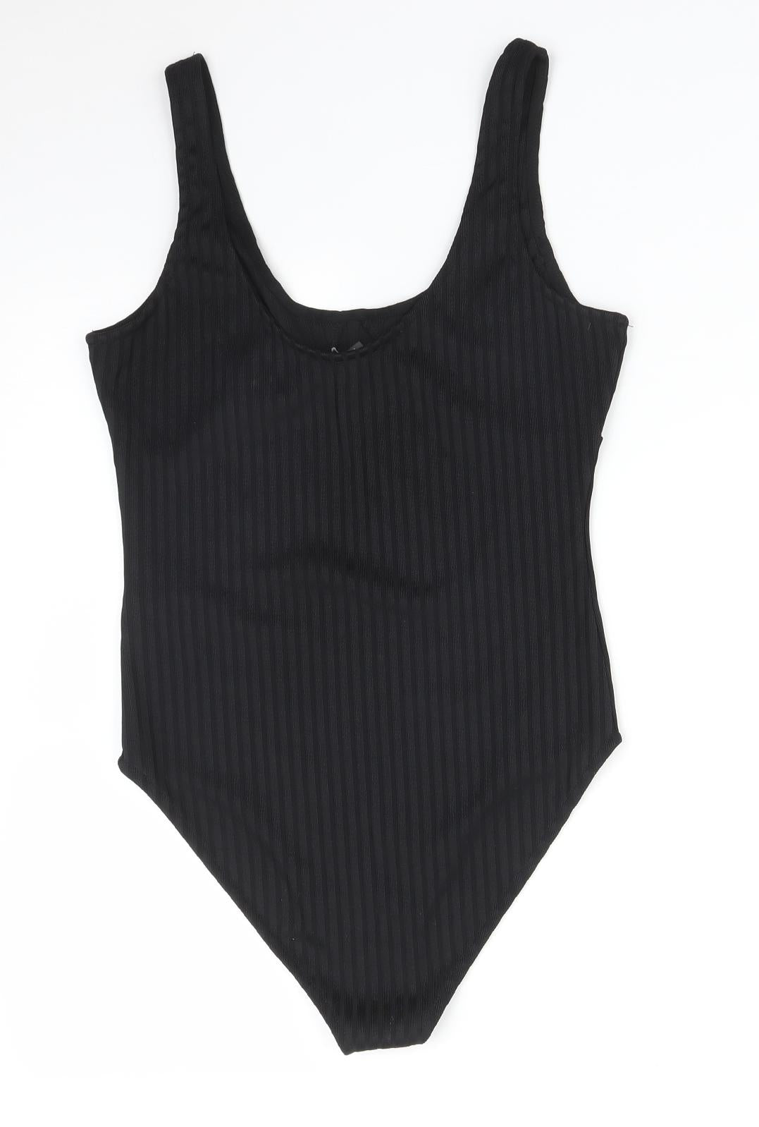 Primark Womens Black   Bodysuit One-Piece Size S
