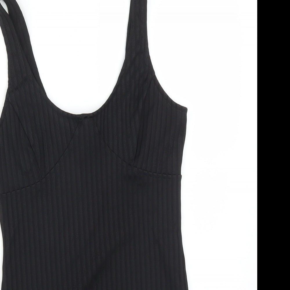 Primark Womens Black   Bodysuit One-Piece Size S