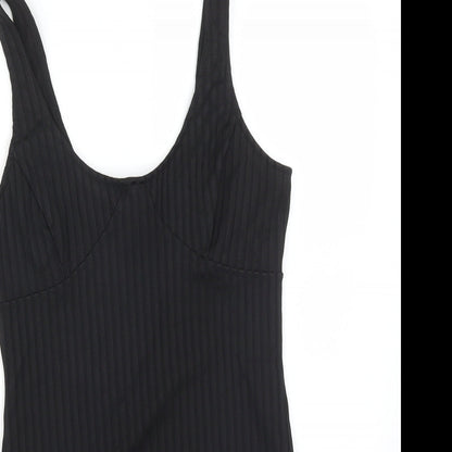 Primark Womens Black   Bodysuit One-Piece Size S