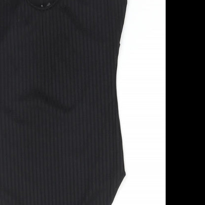 Primark Womens Black   Bodysuit One-Piece Size S