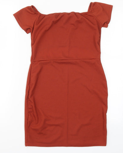 In the Style Womens Red   Mini  Size 10